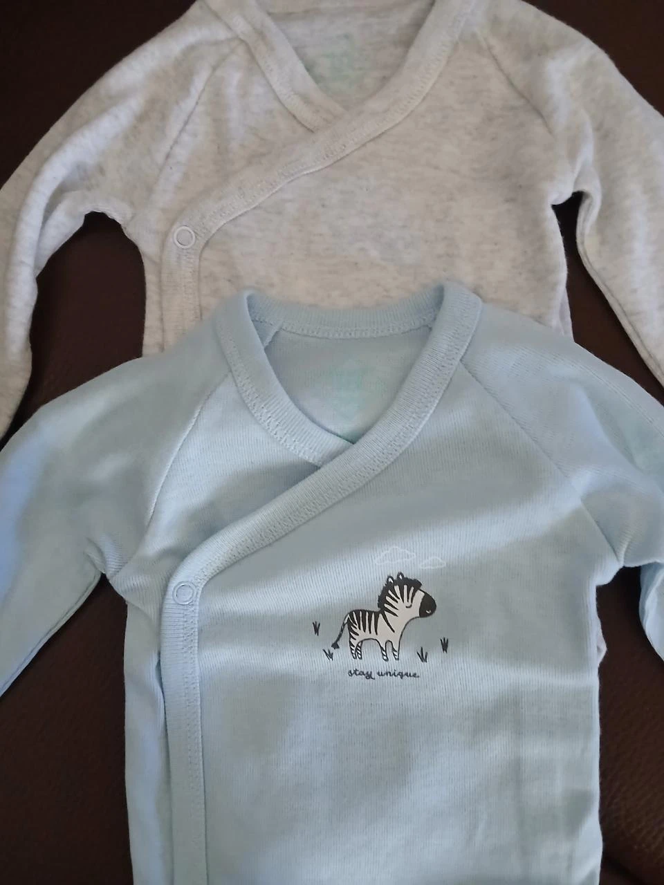 lot 2 bodies mangas largas niño tex baby 54 cm 1 mes – photo 2